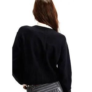 Free People Luna Cardigan Black Size L thumbnail 5