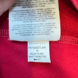 1406 | Nike Pro Dri-FIT‎ Cowl Neck Athletic Training Top Pink Womens Medium thumbnail 8