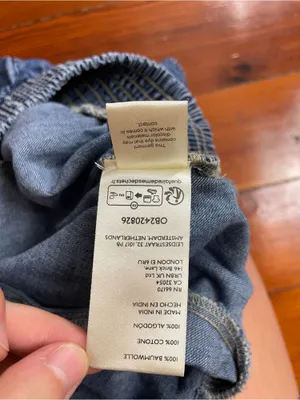 FREE PEOPLE Paradise Found Denim Skort in Mid Indigo Sz S 💛🎀 thumbnail 11