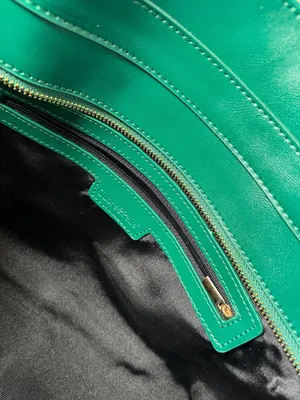 Cuore & Pelle Green Musette Snakeskin Satchel Handbag thumbnail 8