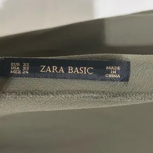 Zara Tie-Back‎ Army Green Romper Size XS thumbnail 4