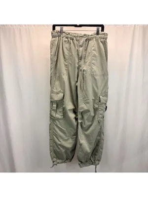 Abercrombie & Fitch Olive Green Cargo Pants M Military Streetwear Utility thumbnail 2