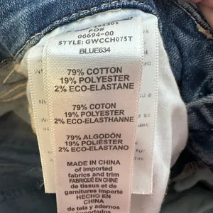 Good American‎ Good Waist Crop Jeans Blue Distressed Skinny 6/28 GWCCH075T thumbnail 4