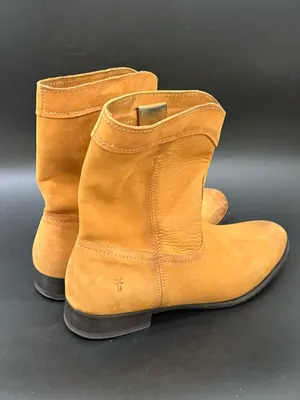 FRYE Cognac Cara Roper Mid Calf Pull On Boots Size 9 thumbnail 4