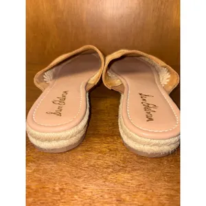 Sam Edelman Austin Camel Brown Suede Woven Espadrille Slip On Mules Size 9 thumbnail 8