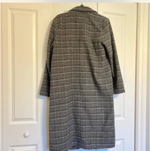 H&M Plaid Mid-Length Coat thumbnail 2
