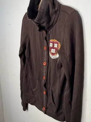League Collegiate Wear Harvard Shirt Jacket thumbnail 3