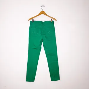 Lilly Pulitzer Green Skinny Jeans Size 8 Stretch Cotton thumbnail 2
