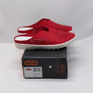 Bernie Mev Womens Mules Sneakers Size 40 Red Slip On Comfort Walking Travel Shoe thumbnail 12