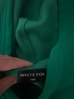 white fox hoodie Green thumbnail 3