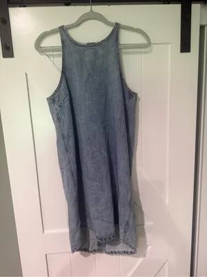 Lucky Brand Snap Back Denim Dress size small thumbnail 5