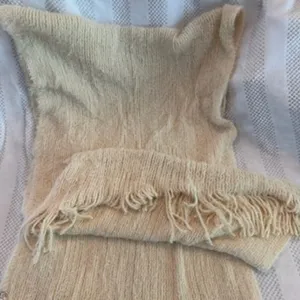 nwt new Free People Whisper Fringe Blanket Scarf thumbnail 3