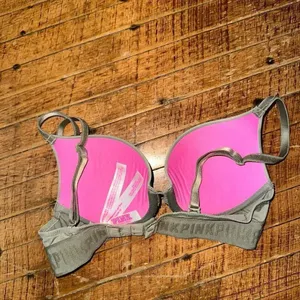 Victoria’s Secret Pink gray 34A wear everywhere push-up bra thumbnail 2