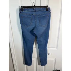 Old Navy Blue Super Skinny Mid-Rise Jeans 12P thumbnail 2
