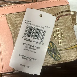Coach X Observed By Us Zip Card Case In Signature Canvas cu403 thumbnail 5