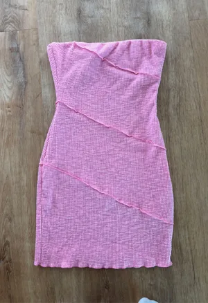 Pink Strapless Princess Polly Dress Mini thumbnail 1