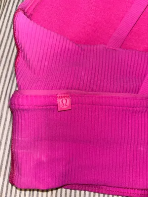 Pink Lululemon Sports Bra thumbnail 3