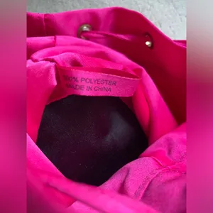 Prada Hot Pink Drawstring Bucket Backpack thumbnail 10