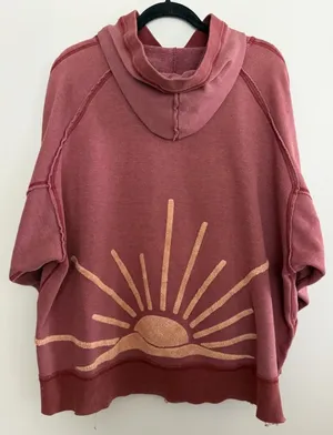 Free People Movement Roam On Graphic Hoodie Women's Size XS‎ thumbnail 1