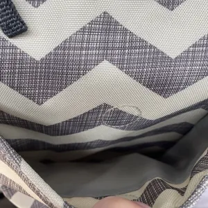 Skip Hop Duo Signature Carry All Diaper‎ Bag - Grey/White Chevron thumbnail 7