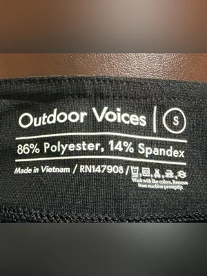 Outdoor Voices Court black Skort 4.5” size small NEW thumbnail 9