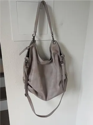 Free People We The Free Sabine Slouchy Bag in Fog Gray thumbnail 3