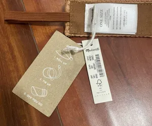 Madewell Packable BraidedStraw Visor thumbnail 4