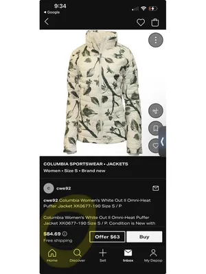 Columbia Women's White Out II Omni-Heat Puffer Jacket XK0677-190 Size 1X thumbnail 9