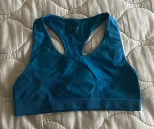 Blue sports bra #activewear Champion size M No flaws thumbnail 1