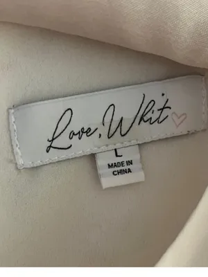 Love, Whit by Whitney Porter White Floral Dress size Large thumbnail 3