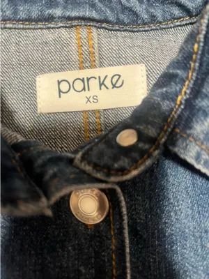 PARKE Denim Romper Long Sleeve thumbnail 4
