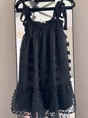 Entro Black Mini Dress thumbnail 1