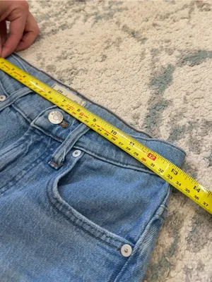 Madewell The Perfect Vintage Jean 24P Light Wash Distressed thumbnail 6