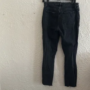 Abercrombie and Fitch the Skinny High Rise Curve Love Black Distressed Jeans 28 thumbnail 4