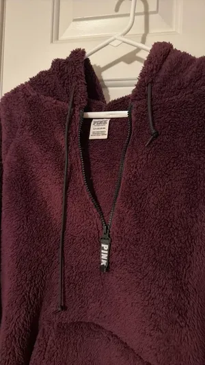 PINK Sherpa Victoria's Secret Pink Hoodie thumbnail 3