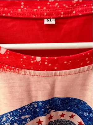 Rainbow American Flag Shirt Patriotic Shirt 4th of July Memorial Day Tshirt thumbnail 7