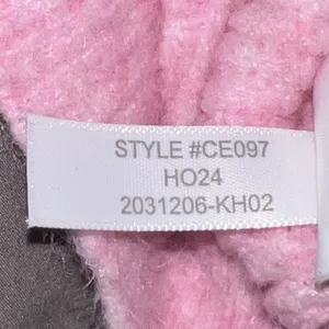 J Crew‎ Ribbed Boyfriend Crewneck Sweater Extra Soft Wool Blend Women XL Pink thumbnail 9