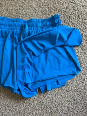 Luogongzi Flowy Shorts Blue thumbnail 3