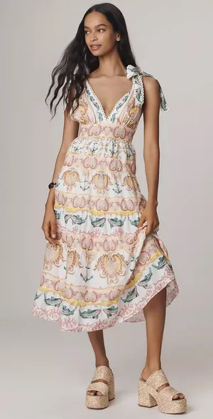 NWT Farm Rio Maritime Magic Dress sz Large thumbnail 1