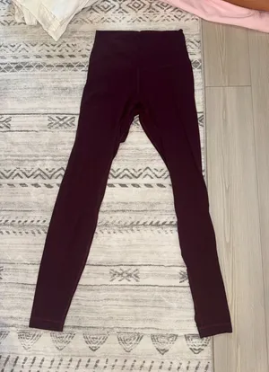 Lululemon align High-Waist Burgundy Leggings thumbnail 1