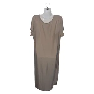 MUK LUKS Lounge Jersey T-Shirt Slit Dress Size XL Casual Comfort Loungewear thumbnail 2