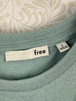 Wilfred Free by Aritzia Blue Sleeveless Twist Front Tank Top - Size - Small thumbnail 6