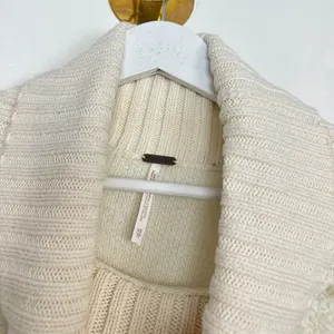FREE PEOPLE Milo Tunic Sweater in Evening Cream Size X-Small thumbnail 6