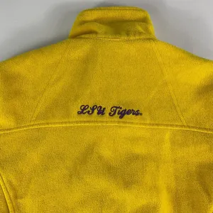 Columbia Jacket Womens‎ Medium Yellow Gold LSU Tigers Full Zip Football Fleece thumbnail 9
