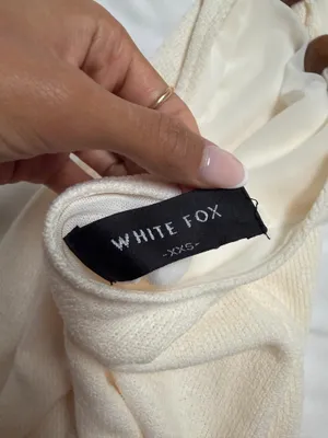 White Fox Knit Dress thumbnail 3