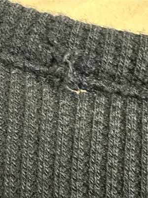 American Eagle Womens Black Ribbed Waffle Knit Long Sleeve Henley Top Medium thumbnail 9