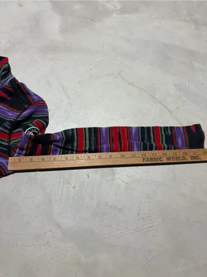 Vintage Lauren Ralph Lauren active Multicolor Stripe Half-Zip Top medium thumbnail 4