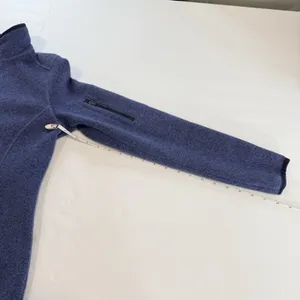 LL Bean Blue Sweater Fleece Full Zip Jacket Pockets Small Women Outdoor Classic thumbnail 8