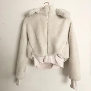 Alo Yoga Alo Yoga Foxy Sherpa Jacket Ivory S thumbnail 2