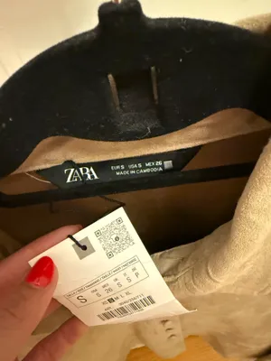 ZARA Suede Button-Up thumbnail 3